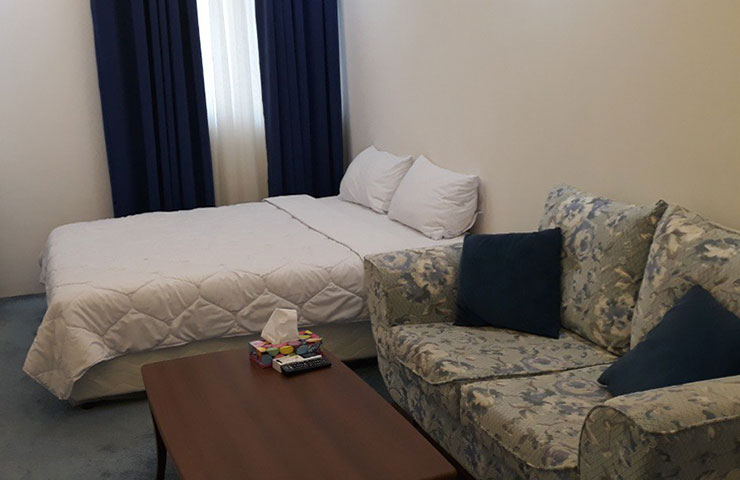اتاق دو تخته دبل هتل آپارتمان سه ستاره سفید بندرعباس