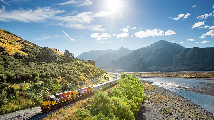 The TranzAlpine, New Zealand