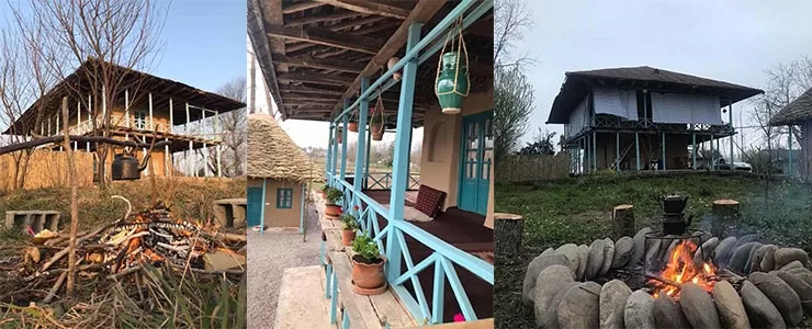 اقامتگاه بومگردی کاکوله در روستای شهرستان ِ سنگر