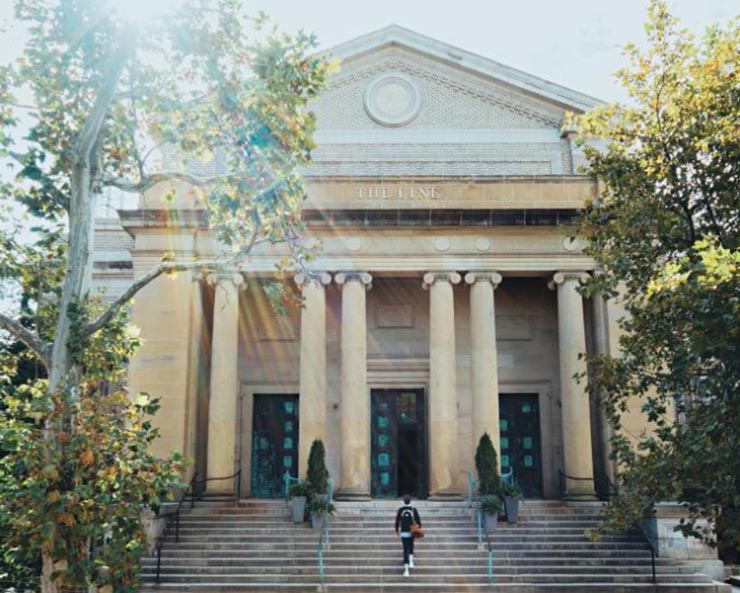 This neoclassical former church houses The Line in Washington, D.C. “We look for communities where there is something to do that is interesting, so the project isn’t just about riding a wave or just building another hotel,” Zobler says.