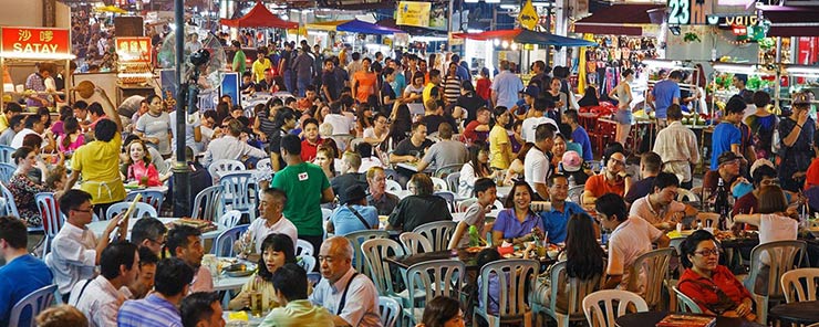 Kuala Lumpur’s food culture is perhaps best experienced after dark at the pasar malams, or night markets