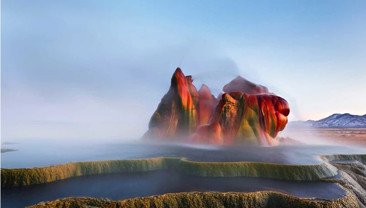 Fly Geyser, Nevada