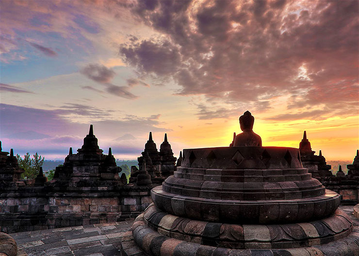 The Buddhist temple