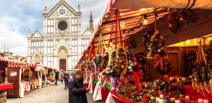 Piazza Santa Croce, Florence, Italy