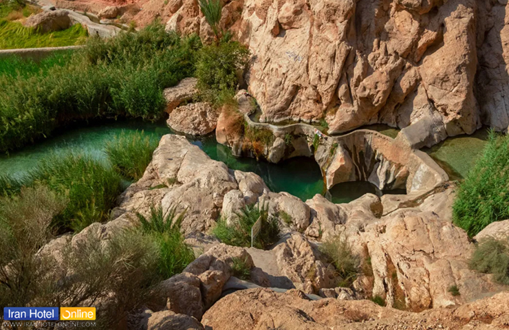 تصویری باشکوه از روستای توریستی ازمیغان طبس با طبیعتی سرسبز از جاذبه های طبیعی طبس