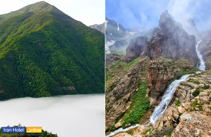 روستای الیت چالوس؛ دهکده الیت مازندران را بهتر بشناسید! 8 جنگل زیبای الیت پوشیده از ابرهای بهاری و ابشار روان از دل کوهسار