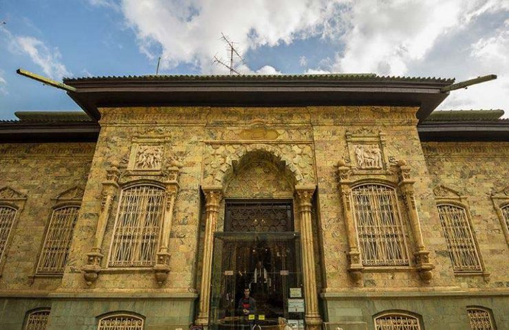 نمای بیرونی کاخ موزه سبز سعدآباد