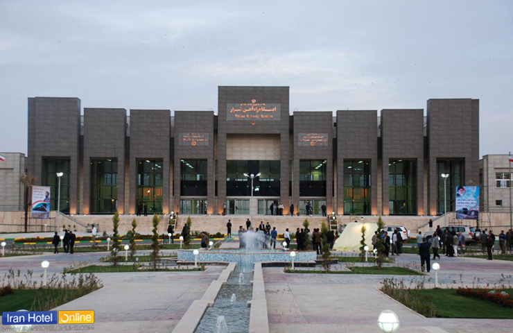 عکسی از ساختمان ایستگاه راه آهن شیراز 