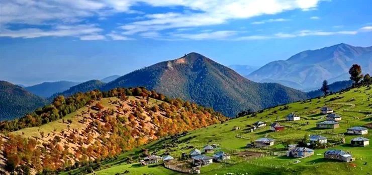 جاده زیبا و رویایی اسالم به خلخال