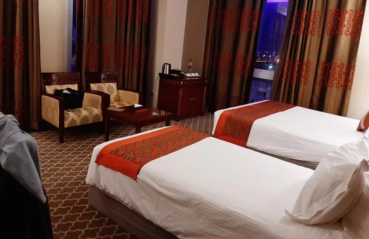 اتاق دو تخته توئین هتل کوروش کیش