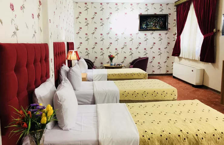 اتاق سه تخته هتل ایران تهران 