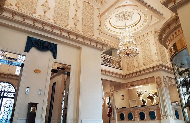 پذیرش و فضای داخلی هتل پرشین پلازا تهران