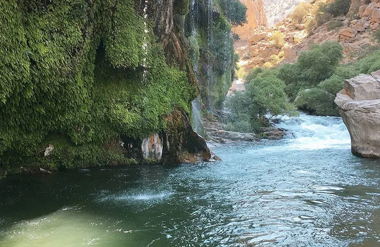 نمایی از طبیعت تنگه براق