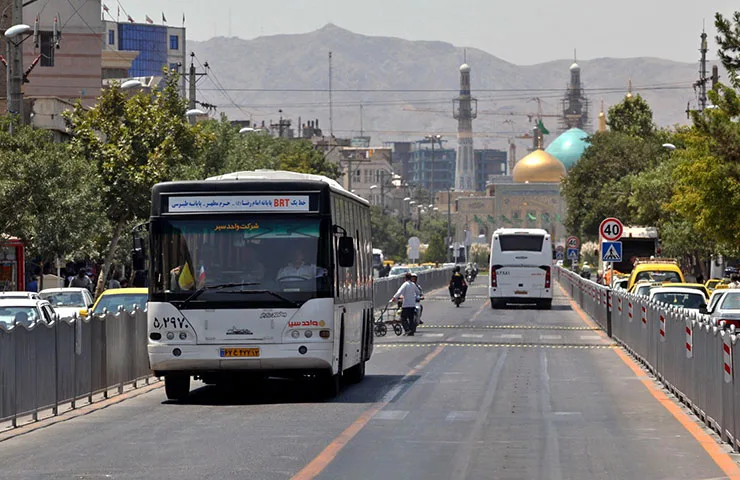 اتوبوس های BRT مشهد