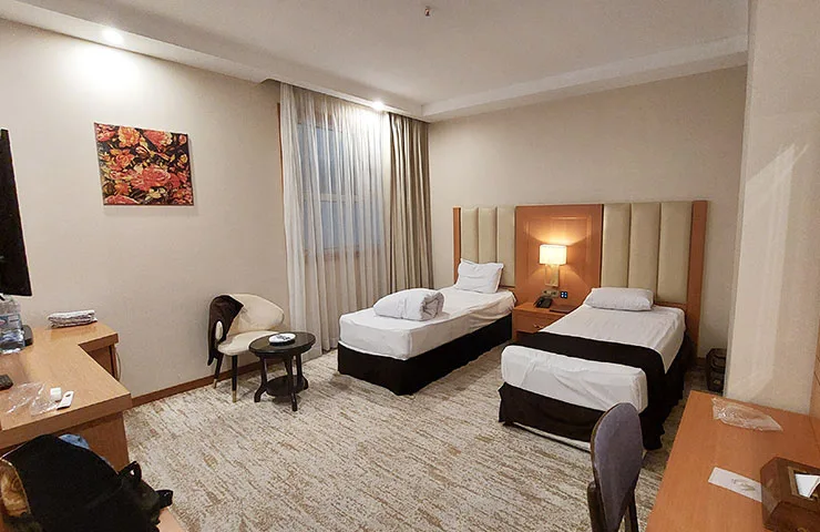 اتاق های هتل سارینا مشهد