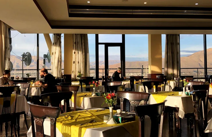 رستوران پانوراما هتل چمران شیراز، کافه طبقه ۲۴ هتل چمران
