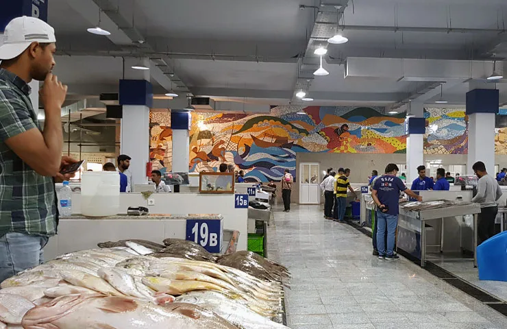 بازار ماهی ‌فروشان بندرعباس 