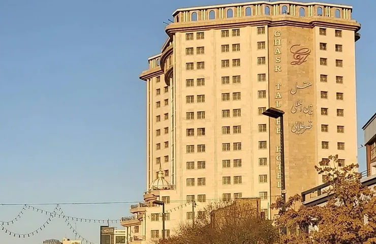 فاصله هتل قصر طلایی مشهد تا حرم