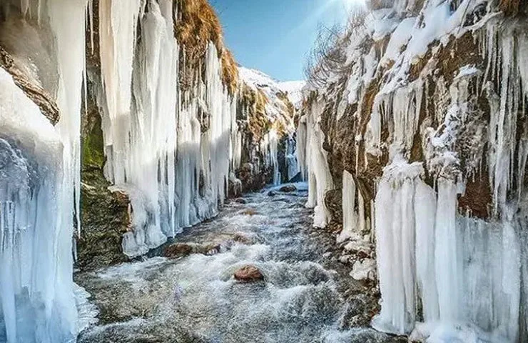 جهنم دره در زمستان