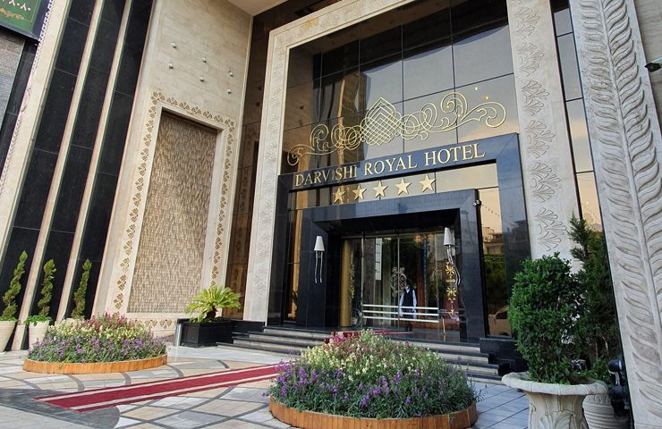 فاصله هتل درویشی و هتل الماس 2 مشهد تا حرم