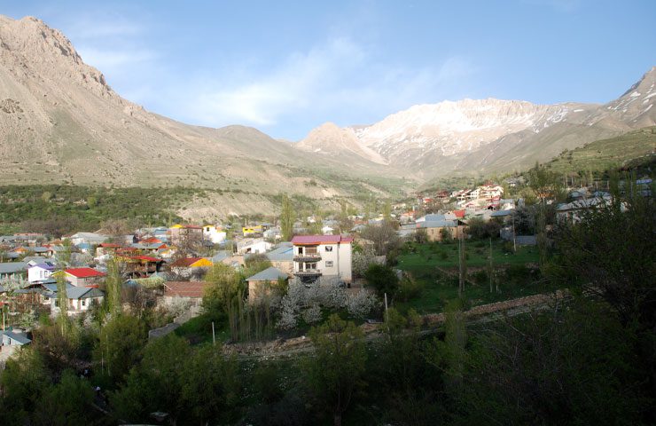 نمایی از روستای لاریجان 