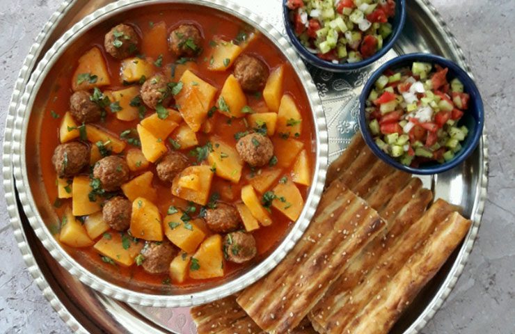 کله گنجشکی غذای سنتی مشهد اردهال