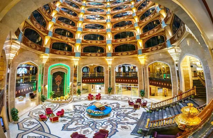 لابی هتل قصرالضیافه مشهد