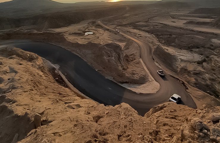 مسیر دسترسی به ساحل بنود با خودرو شخصی 