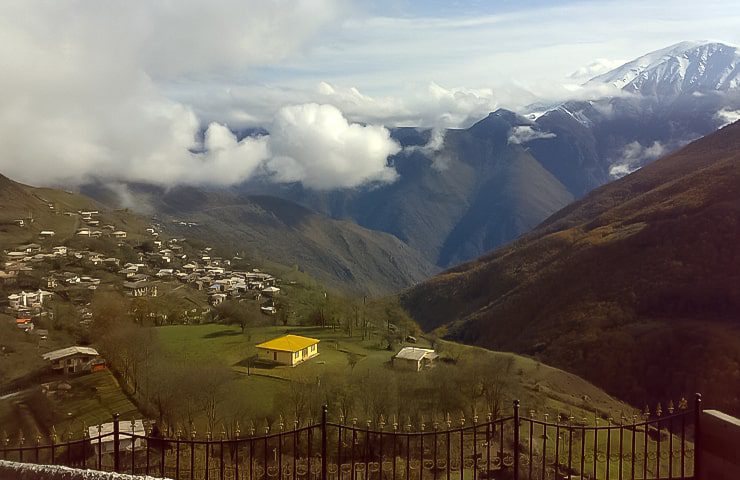 مسیر دسترسی به روستای فشکور