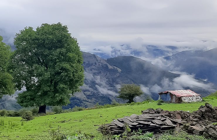 فاصله تهران تا روستای فشکور