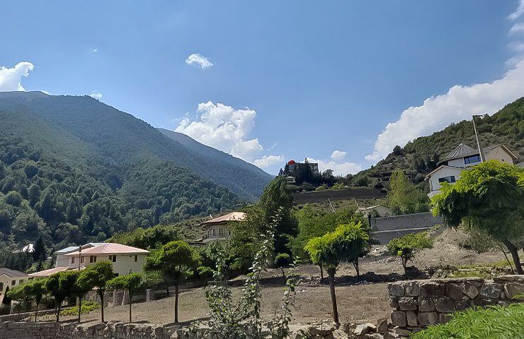 مسیر دسترسی به روستای رودبارک