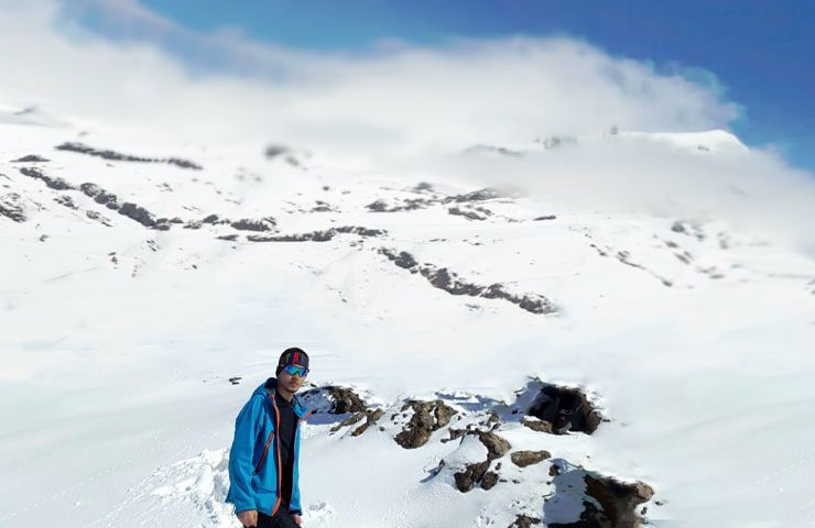 روستای افجه در زمستان