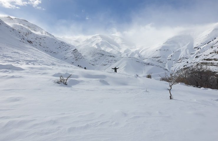 روستای ایگل در زمستان 