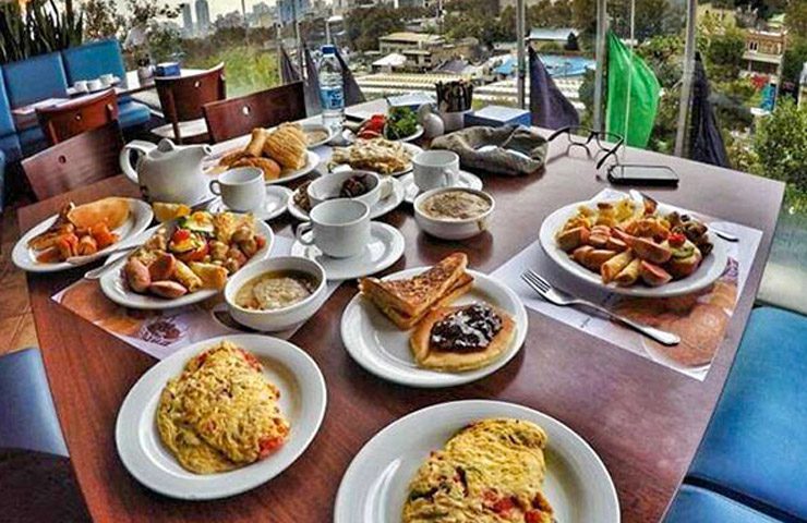 صبحانه سلف سرویس در تهران با هتل پرشین پلازا
