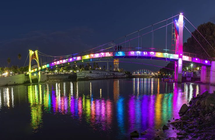 بابلرود در شب 