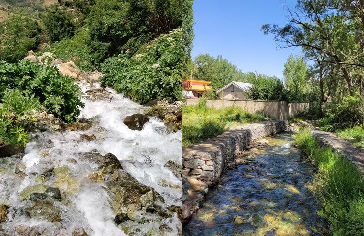 رودخانه روستای شهرستانک