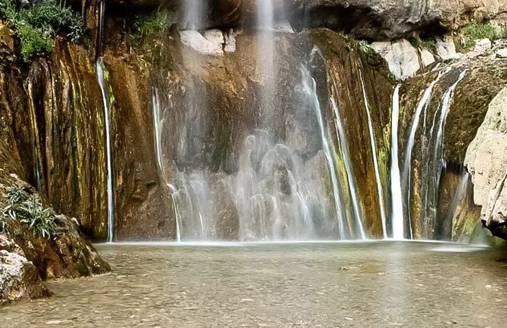 آبشار روستای بی بی سیدان