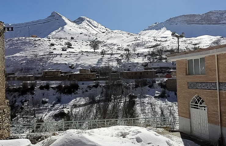 طبیعت زمستانی روستای خفر