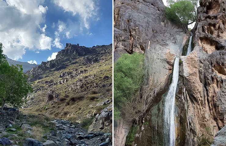 آبشار روستای طامه