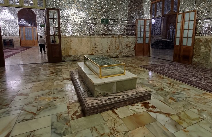 سنگ قبر مقبره شیخ بهایی