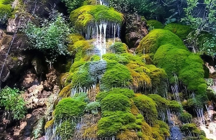 آبشار آب پری از محبوب‌ترین جاهای دیدنی نور 