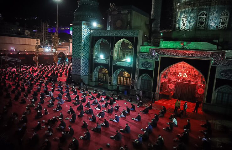 اجرا مراسم عزاداری در امامزاده صالح
