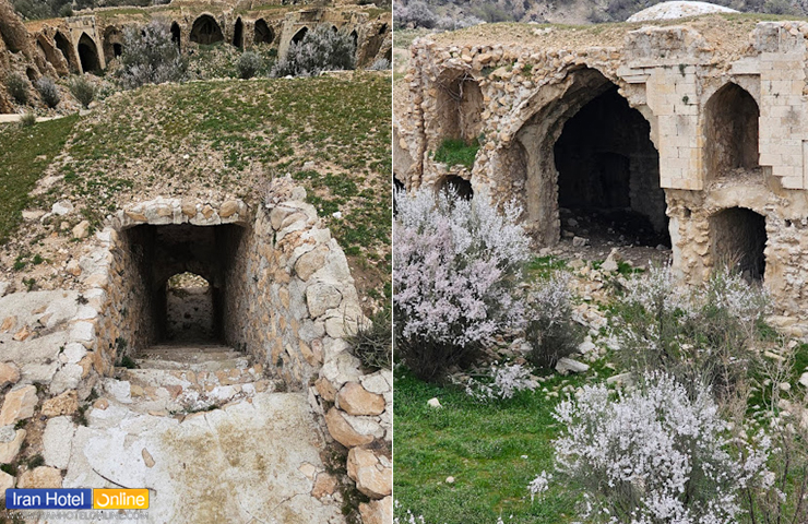 کاروانسرای تاریخی میان کتل در میان گردشگاه تفریحی میان کتل
