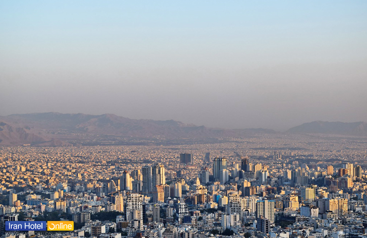 جاهای دیدنی تهران؛ دیدنی های تهران که نباید از دست بدهید! 35 تصویری از شهر تهران در یک روز آفتابی پاییزی از نمای بام تهران