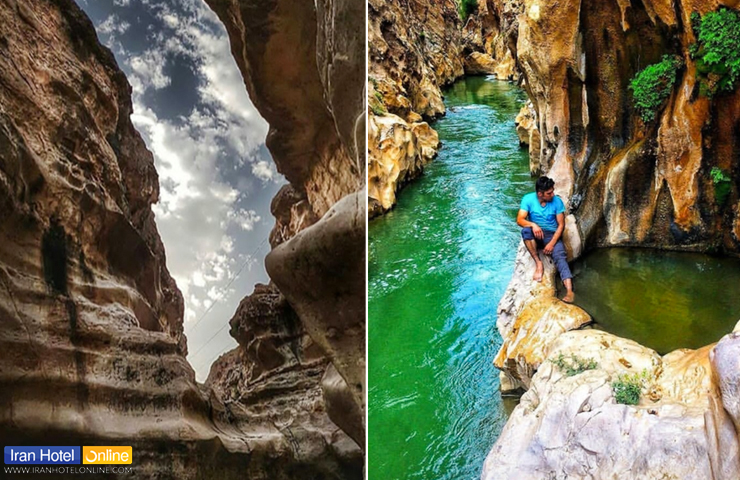 تنگه های لرستان؛ ماجراجویی در پیچ و تابهای پیکر طبیعت 2 تنگه لی لی دورود لرستان و گردشگری که به تماشای زیبایی های آن نشسته