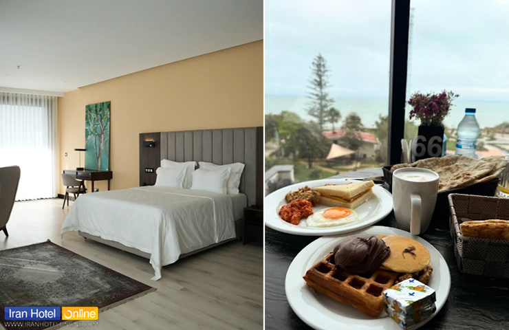 صبحانه هتل آراز نوشهر