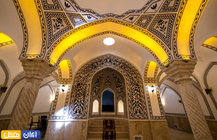 جاهای دیدنی کرمانشاه؛ از معبد آناهیتا تا بیستون زیبا! 22 عکسی از حمام تاریخی از نمای پایین با تزیینات چشمنواز