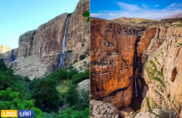 جاهای دیدنی کرمانشاه؛ از معبد آناهیتا تا بیستون زیبا! 23 دو عکس زیبا از آبشار پیران کرمانشاه در فصل بهار و تابستان از دل کوهستان
