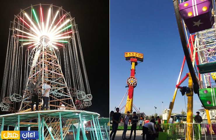 جاهای دیدنی وان؛ از سیاحت در مناظر طبیعی تا تفریحهای مهیج 16 بازی سقوط آزاد در شب و بازی های دیگر در لونا پارک وان