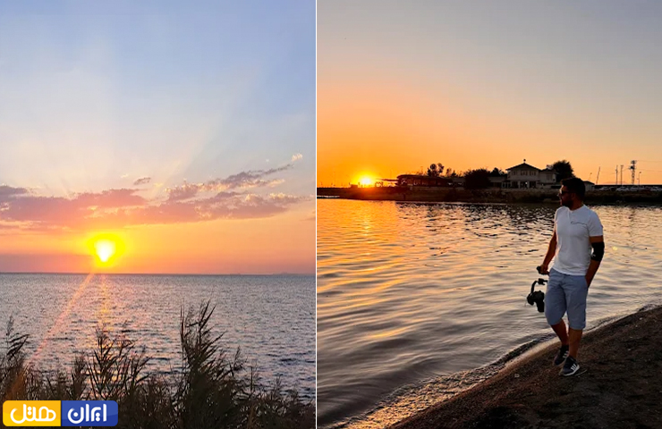 جاهای دیدنی وان؛ از سیاحت در مناظر طبیعی تا تفریحهای مهیج 14 غروب زیبای خورشید و عکسی از گردشگر در کنار اسکله شهر وان